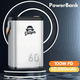thumbnail image 2 of Power Bank 60,000mAh Batería Portátil Compacta, Carga Ultra Rápida 100W con 6 Puertos (USB-C y USB-A), Pantalla LCD, Linterna Integrada – Color Titanio, 2 of 6