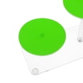 BESTYASH Green Acrylic Display Riser 2 Tier Round Jewelry Stand with ...