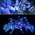 thumbnail image 6 of 12 Pack Led Fairy Lights Battery Operated String Lights Waterproof Silver Wire 7 Feet 20 Led Firefly Starry Moon Lights for DIY Wedding Party Bedroom Patio Christmas (12 Pack, Blue & White), 6 of 14