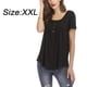 thumbnail image 2 of Blusa informal con cuello en V para mujer, con botones, camisetas acampanadas y fluidas Zhivalor BST3007487-6, 2 of 6