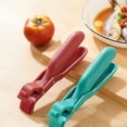 thumbnail image 6 of Hot Plate Gripper Tongs, Hot Plate Grippers, Pot Lifter Clip for Camping Cookware, Heat Resistant Silicone Tong Non-Slip Anti-Scald Bowl Clip for Moving Hot Plate or Bowls, 6 of 7