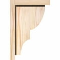 thumbnail image 3 of 7 1/2"W x 8"D x 12"H Ridgewood Smooth Corbel w/Backplate, Douglas Fir, 3 of 9