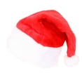 thumbnail image 4 of Yuarrent Gorro de Navidad para niños y adultos, gorro de Papá Noel de felpa para Año Nuevo, disfraz de Navidad y Halloween, gorro rojo Kits de decoración para fiestas niño, 4 of 4