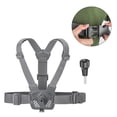 thumbnail image 1 of Support de Sangle de Poitrine Réglable pour Caméras d'Action, Tête à Bille Rotative à 360°, Commutateur Libre, Grand Compatibilité, 1 of 3