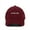 Burgundy, variant on No Hair Day Baseball Cap Embroidered Cotton Adjustable Dad Hat Charcoal