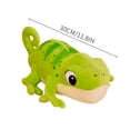 thumbnail image 2 of Cute Chameleon Plush Toy, Cartoon Stuffed Animal Doll With Green Color And Soft Texture, For As Birthday Gift, Home Decor As Ornament, 2 of 7