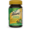 Alive! Diabetic Multivitamin, Nutritional Support for Adults with Diabetes, B-Vitamins, Unisex, 60ct