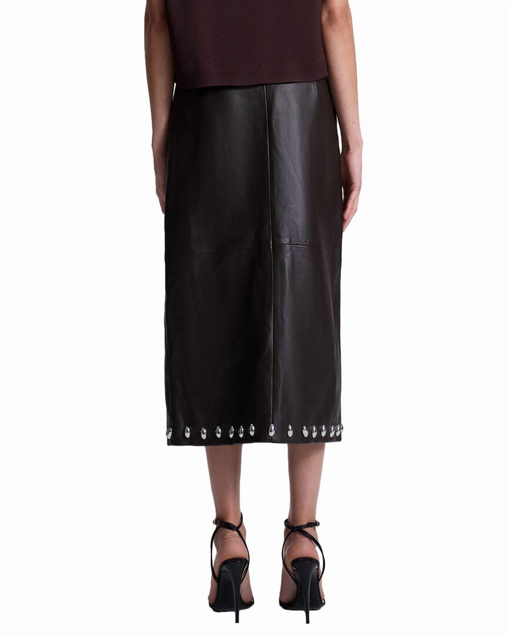 A.L.C. womens Naomi Leather Skirt, 0 - Walmart.com