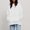 White, variant on Enjoytime Women's Sweatshirt Solid Color Basic Loose Hoodie Long Sleeve Kangaroo Pocket Drop Shoulder Pullover Tops
