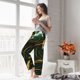 thumbnail image 5 of Balery Green Marble Pantalones de pijama para mujer, pijamas ultraligeros, pantalones de estar por casa-3X-Large, 5 of 6