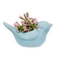 thumbnail image 2 of Light Blue Bird Wall Planter, 2 of 3