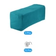 thumbnail image 3 of Unique Bargains 2pcs Stretch Armrest Covers, Couch Arm Covers with Twist Pin, Protector Slipcovers for Chairs Sofa Blue, 3 of 7