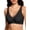 Black, variant on Jelly Bras for Women, Wireless Supportive Bra with Cooling Mesh Trim, Seamless No Underwire Comfort Bralette Fit for Daily & Sleep, S-2XL