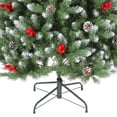 thumbnail image 6 of EcoSummer 4FT Pre-Lit Christmas Tree with Pine Cones & Berries, Realistic PE Artificial Xmas Tree for Home, Office, Holiday Decor, 6 of 7