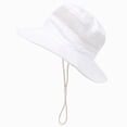 thumbnail image 7 of TOWED22 Baby Sun Hat UPF 50+ Sun Protective Toddler Bucket Hat Summer Kids Beach Hats Wide Brim Outdoor Play Hat for Boys Girls(White,3-12 M), 7 of 7