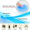 thumbnail image 3 of 1PC Large Capacity  Transparent Space Saving Clothes Storage Compressed Bags Vacuum Storage Bags Vacuum Sealer Packing Bag Space Saver Bag 40X60CM, 3 of 8
