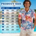 thumbnail image 7 of KUIFORTI Tropical Leaf Matching Outfits for Couples Vacation Mens Casual Shirts Hawaii Dress with Soft Fabric Shirts for Men 4-Way Stretch Quick-dry for Summer Vacation Trip, 7 of 7