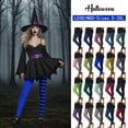 thumbnail image 7 of Womens Striped Legging Pants Slim-Fit Stretch Yoga Workout Running Leggings Festival Soft Pilate Clothes Dark Gray, L, 7 of 7