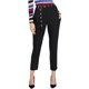thumbnail image 1 of Pantalones casuales Rachel Roy con cinturón para mujer negro 0, 1 of 1