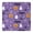 Halloween-662, variant on Halloween Themed Table Cover 36x36 Inch Square - Elastic Edge Design with Spooky Ghosts and Pumpkins Pattern for Festive Decor