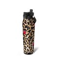 thumbnail image 1 of Frost Buddy Botella de agua aislada de 32 oz con pajita y tapa para chupete | Acero inoxidable a prueba de fugas | Frío las 24 horas | A prueba de sudor, apto para portavasos | Ideal para gimnasio, vi, 1 of 1