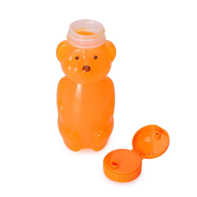 Taza para beber Honey Bear con 2 popotes Tapa a prueba de derrames y fugas - Ayuda a enseñar el redondeo de los labios, la retracción de la lengua y otras habilidades motoras orales. XianweiShao 8390615126168