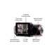 thumbnail image 5 of Cobra Smart Dash Cam with Interior Cam (SC 201) - Full HD 1080P Resolution, Built-in WiFi & GPS, 16GB SD Card, 2 Display, Shared Alerts, Incident Reports, Emergency MayDay, Drive Smarter App, 5 of 5