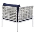 thumbnail image 5 of Modway Harmony 6-Piece  Sunbrella® Basket Weave Outdoor Patio Aluminum Seating Set in Taupe Navy, 5 of 10