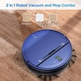 thumbnail image 2 of ZC WAS Robot Vacuum 2 in 1 Mop Combo APP Voice and Remote Control - Light Blue, 2 of 4