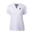 thumbnail image 2 of Women's Cutter & Buck White Louisville Cardinals Forge Stretch Blade V-Neck Top, 2 of 3