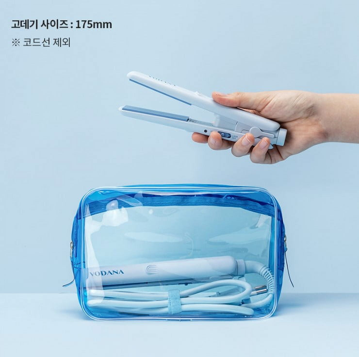 VODANA Pocket Mini Flat Irons 360 CREAMY BLUE Walmart