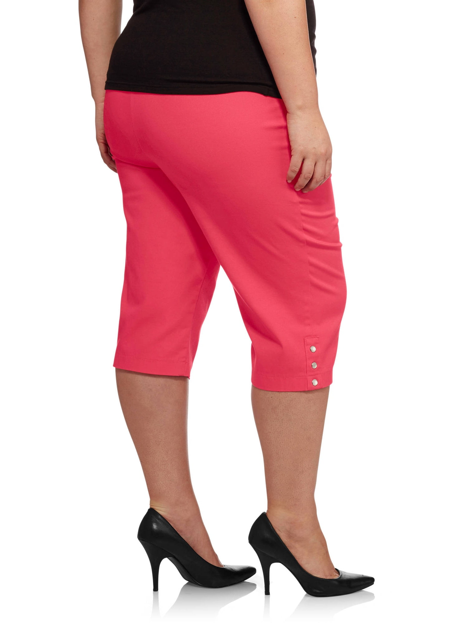 walmart women's plus size capris