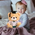 thumbnail image 6 of YIMWNYI Graduation Teddy Bear with Doctoral Cap and White Coat, Cute Doctoral Nurse Bear Doll, Soft Plush Graduation Keepsake, Perfect Gift for Healthcare Professionals and Graduates, 6 of 6