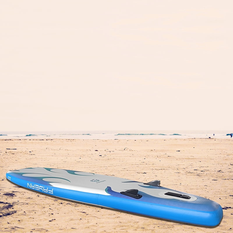 11' Inflatable Paddle Board with SUP Accessories, Durable SUP Paddle Board, Non-Slip Comfort Deck for Travel, Fishing, Lake, Ocean Vacation