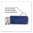 thumbnail image 4 of "Classic Usb 2.0 Flash Drive, 16 Gb, Blue | Bundle of 5 Each", 4 of 5