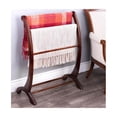 thumbnail image 3 of Beaumont Lane Transitional Plantation Cherry Finish Blanket Stand, 3 of 6