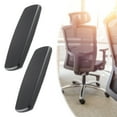 thumbnail image 6 of koolsoo 2x Office Chair Replacement Arm Pads PU Durable Modern Simplicity Soft Support Computer Chair Parts Easy to Install Universal 24.7x9cm, 6 of 8