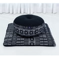 thumbnail image 7 of Leewadee Meditation Cushion Set – 1 Small Zafu Yoga Pillow and 1 Small Roll-Up Zabuton Mat Filled with Kapok, Black, 7 of 7