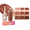 Rosy Mauve, variant on RUBY VIBE CO Glossip Girl Moisturizing Lip Gloss, Peach Petal Makeup Lip Gloss with Smooth Non-Sticky Radiant Shine, 0.23 fl oz