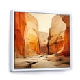 thumbnail image 2 of Designart "Bold horizon Canyon Desert V" Landscapes Floater Framed Canvas Art Print, 2 of 7