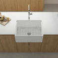 thumbnail image 2 of Rainlex 30" L X 18" W Fireclay Farmhouse Kitchen Sink with Grid and Strainer ，Include 2 Accessories, 2 of 4