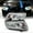 Ultra Shine Sterling Chrome Plated Housing, variant on AKKON - For 11-14 Dodge Charger Black Bezel LED Daytime Running Lights Strip Tube Design [Factory HID Type] Projector Headlights
