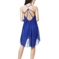 thumbnail image 4 of Ruimatai Women's Nightgown Backless Round Neck Chiffon Sling Short Sleepshirt, Stylish Hollow Out Design Comfortable Loungewear for Spring Summer, 4 of 4