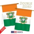thumbnail image 3 of Breeze Decor 08217 Ivory Coast 2-Sided Vertical Impression House Flag - 28 x 40 in., 3 of 4