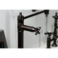 thumbnail image 4 of Kingston Brass KS3705AX Restoration Deck Mount Pot Filler Faucet, Oil Rubbed Bronze, 4 of 8