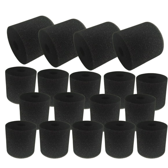Qzbhct 18 Pcs Filtres en Mousse Éponge Bio pour Aquarium Compatibles avec Systèmes de Filtration Bio Master 250/350/600