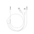 thumbnail image 1 of Cable de conector auxiliar de audio USB C a 3,5 mm [3 en 1] para iPhone y Samsung, 1 of 6