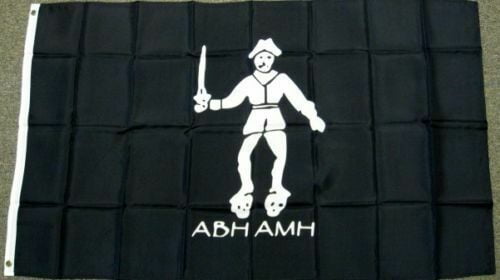 3X5 BLACK BART FLAG PIRATE ABH AMH BARTHOLOMEW ROBERTS BANNER NEW ROGER F094 