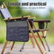 thumbnail image 3 of Beach Chair Armrest Bag: Waterproof Beach Chair Hanging Storage Pouch Arm Rest Magazine Snack Bag for Camping Outdoors, 3 of 3