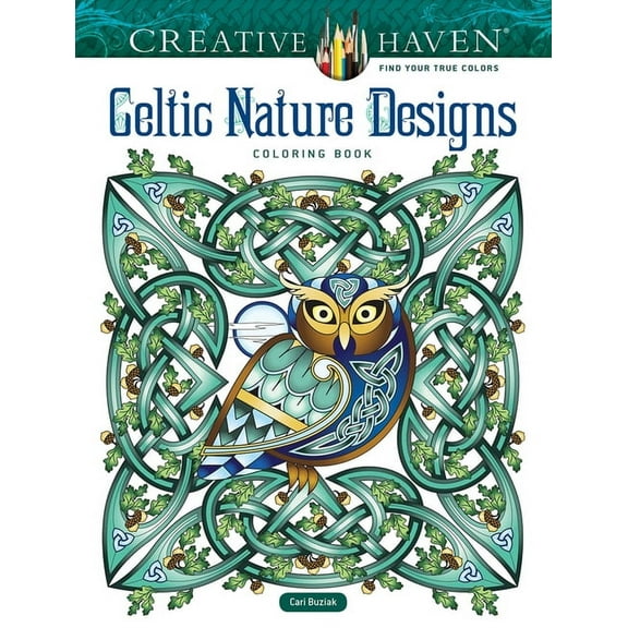 Adult Coloring Books: World & Travel Creative Haven Celtic Nature Designs Coloring Book, (Paperback)